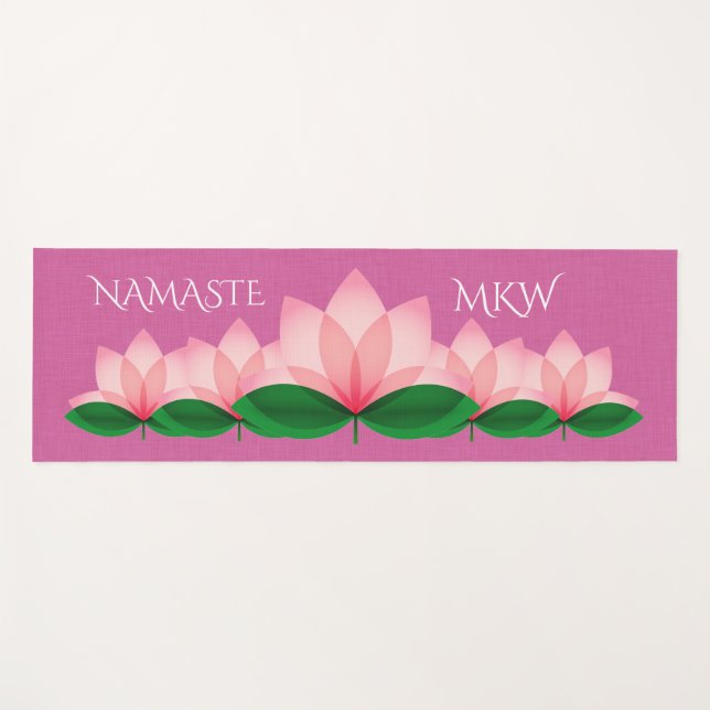 Mat de yoga Lotus Blossom (Anverso (horizontal))