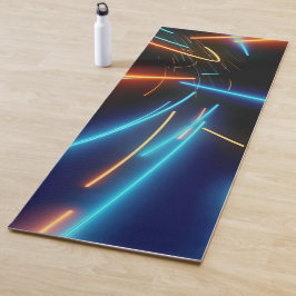 Mat de yoga masculino moderno Neon Led