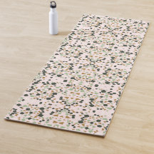 Mat de yoga moderno Terrazzo