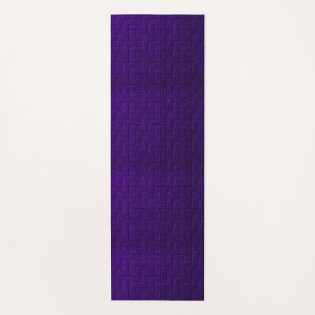 Mat de yoga morado Maze (Anverso)