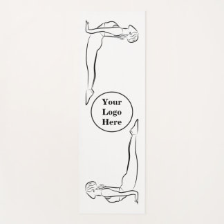 Mat de yoga para damas con imagen de la pata del p