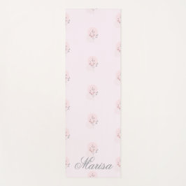 Mat de yoga Pastel personalizado - Nombre personal
