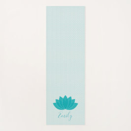 Mat de yoga personalizado Aqua Lotus