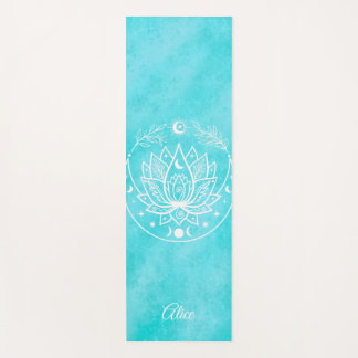 Mat de yoga personalizado meditación regalo mujere