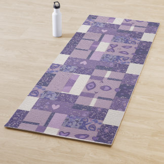 Mat de yoga Quilt púrpura