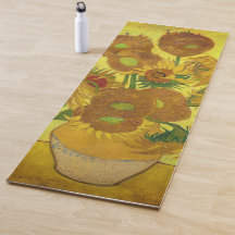 Mat de yoga Sunflowers, por Van Gogh