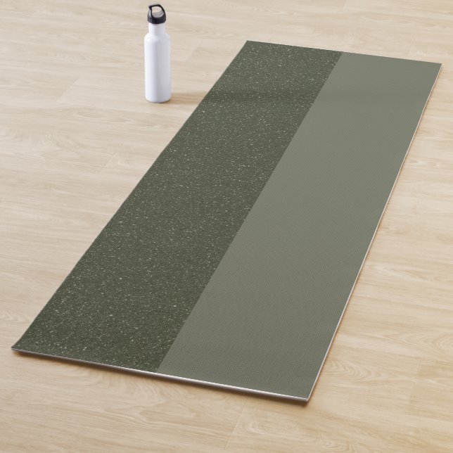 Mat de yoga verde de dos tonos moss Personalizado  (In situ)