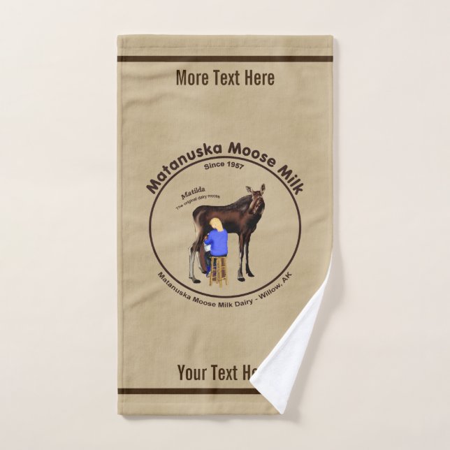 Matanuska Moose Milk (Toalla de mano)
