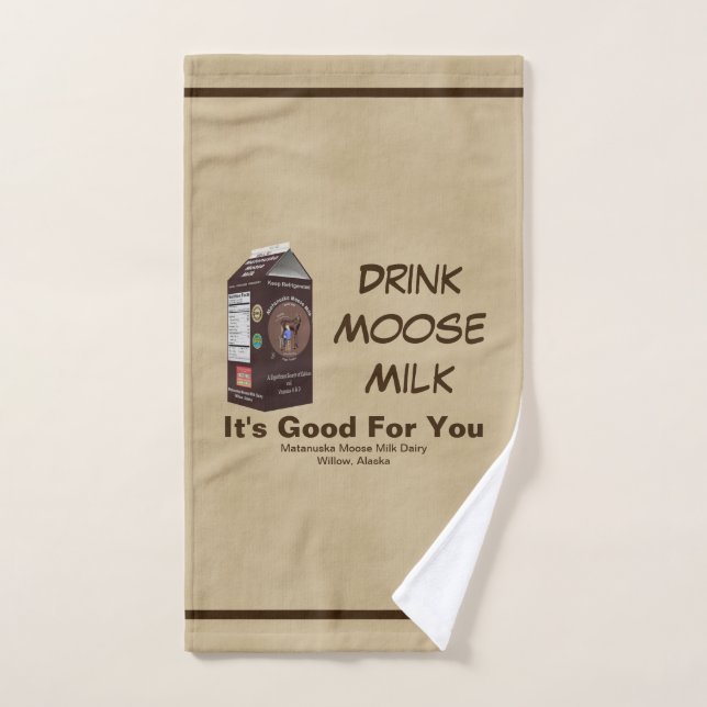 Matanuska Moose Milk (Toalla de mano)
