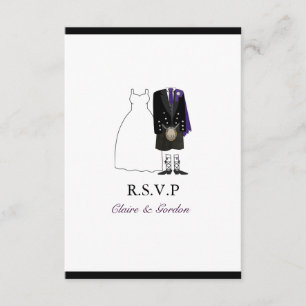 Matanza escocesa de novias y bodas de Groom RSVP -