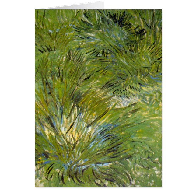 Matas de hierba por Vincent van Gogh Tarjeta (Frente)