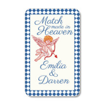 Match Made in Heaven Vintage Cupid Matchbox