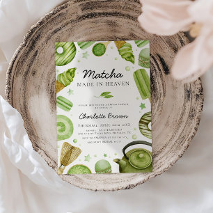 Matcha hecha en el cielo en la invitación a la duc