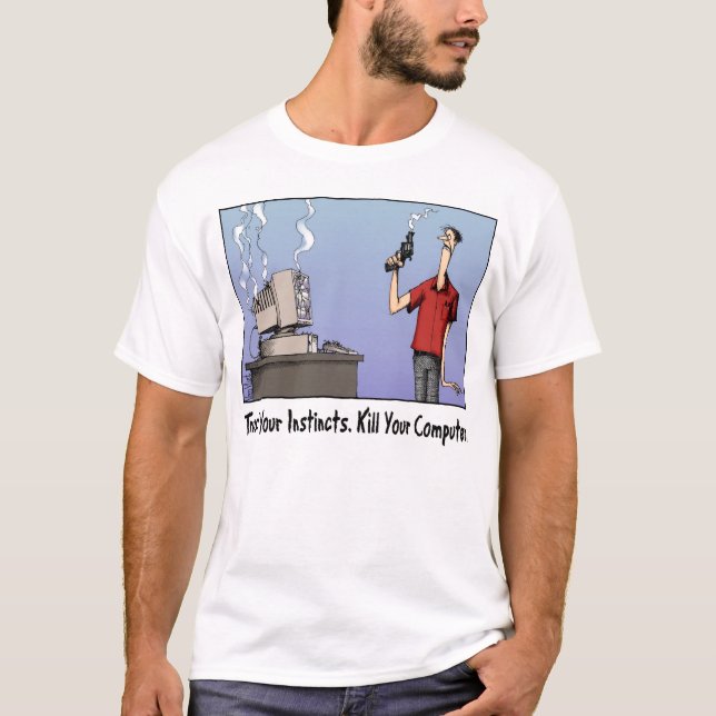 Mate a su camiseta del ordenador (Anverso)