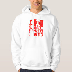 Mate a su WOD - sudadera con capucha de AK47 de