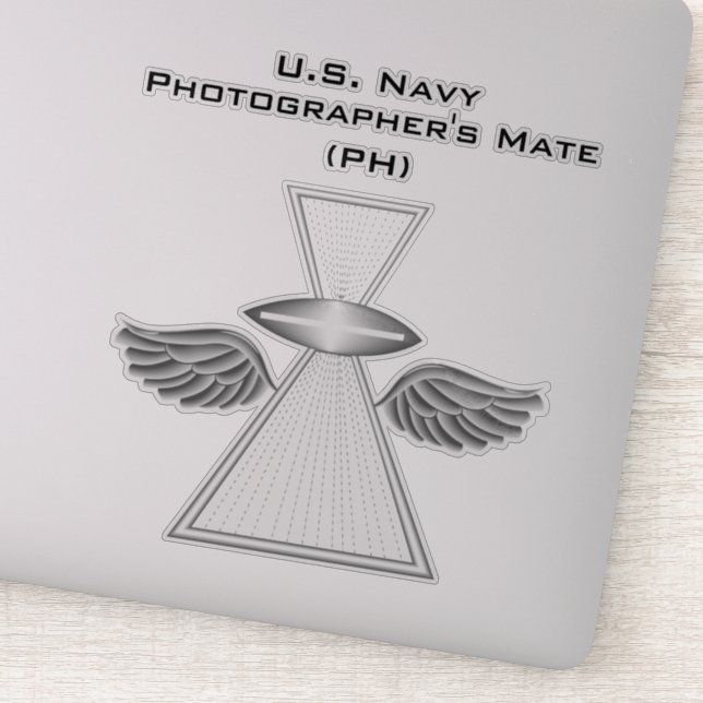 Mate del fotógrafo (PH) con Pegatina de alas (Detalle)