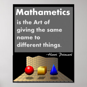 Matemáticas arte Poster