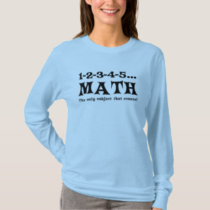 Matemáticas cuentan camisetas