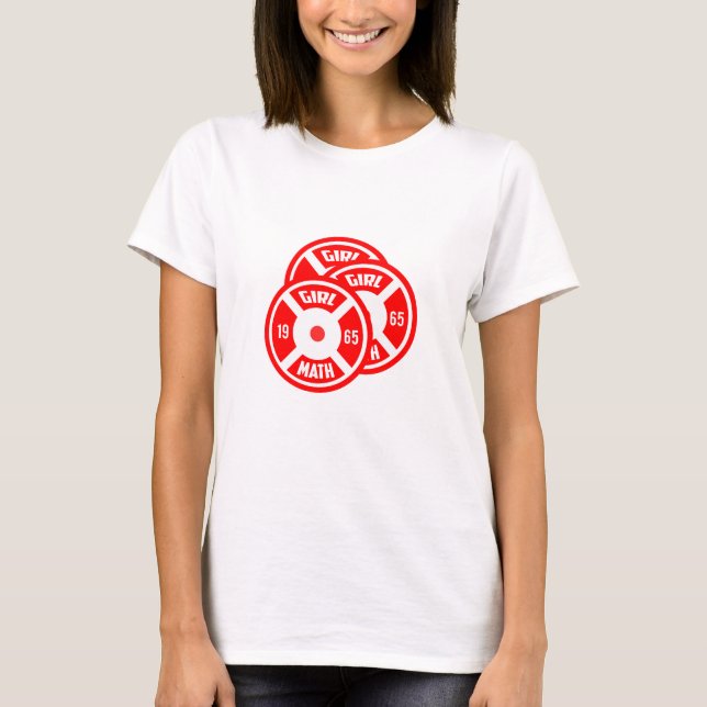 Matemáticas de Chica - Camiseta Divertida para Muj (Anverso)