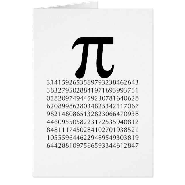 matemáticas del pi (Frente)