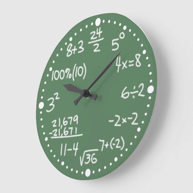 Matemáticas Ecuaciones matemáticas Reloj con Minut