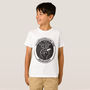 Matemáticos de camisetas solidarias - niños