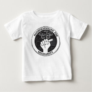 Matemáticos de la camiseta solidaria - bebé