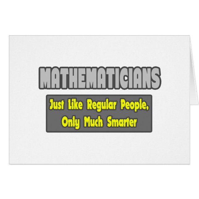 Matemáticos... más inteligentes (Anverso (Horizontal))