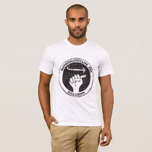 Matemáticos para camiseta de inclusión