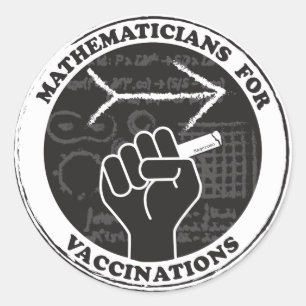 Matemáticos para Pegatinas de Vacunas