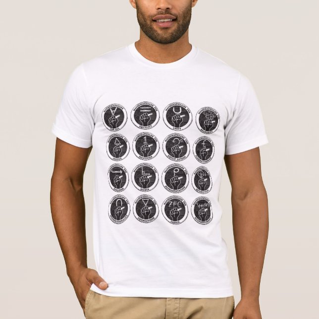 Matemáticos para todos, etc camisetas (Anverso)