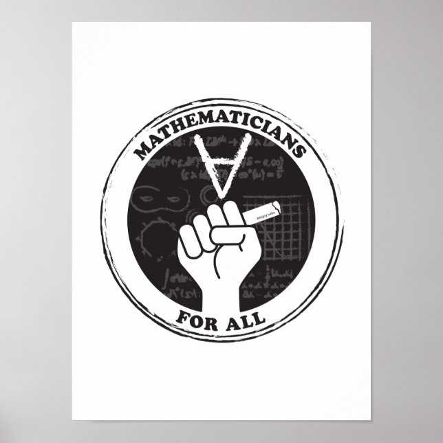 Matemáticos para todos Posters (Frente)