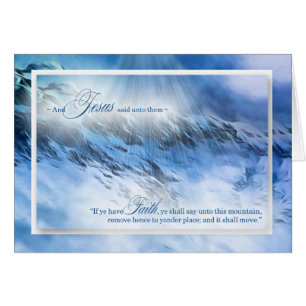 Mateo 17:20 Nada es imposible las montañas azules