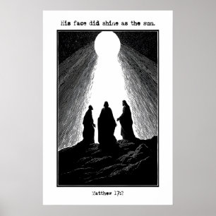 Mateo 17 2 Transfiguración Impresión Artística Su 