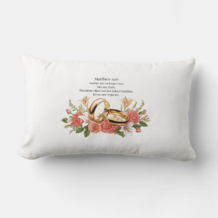 Mateo 19:6 Boda tirando almohada