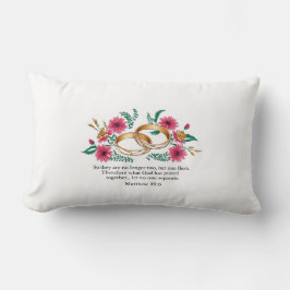 Mateo 19:6 Cojín decorativo