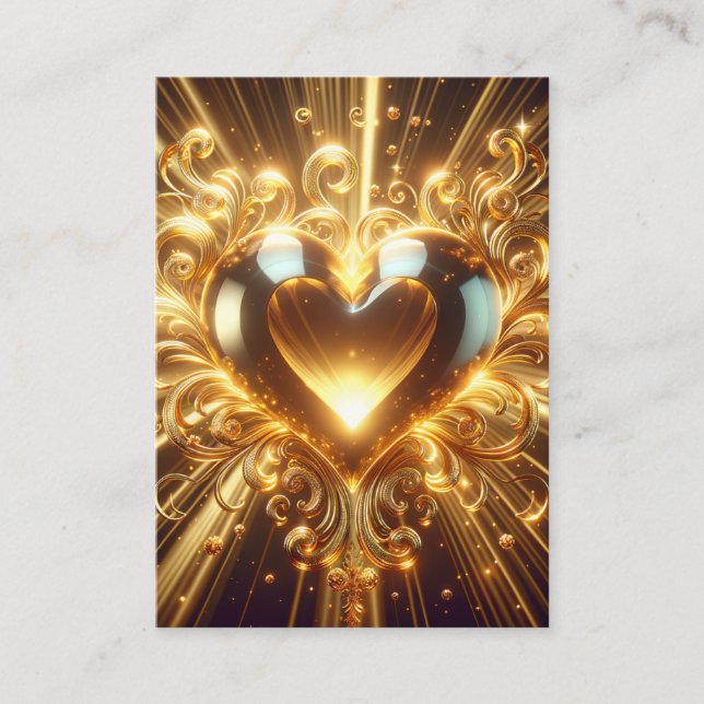 Mateo 5:8 Tarjetas KJV - Puro en el corazón (Anverso)