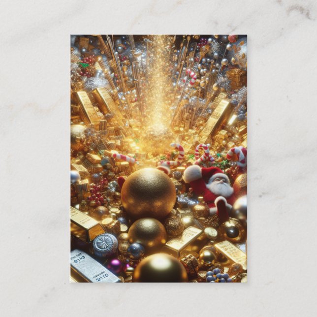 Mateo 6:19-21 Tarjetas KJV - Tesoros XM en el ciel (Anverso)