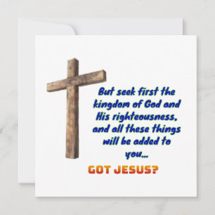 Mateo 6:33 Cruz