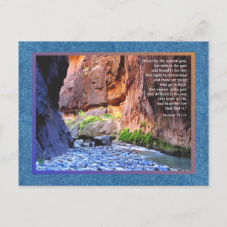 Mateo 7:13-14 Tarjetas de puerta estrechas