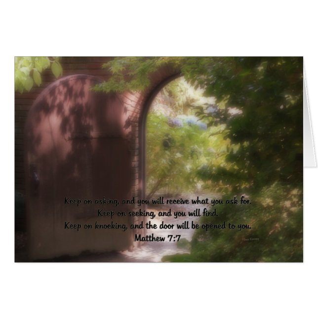 Mateo 7:7 (Anverso (Horizontal))