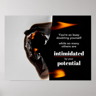 Materia de poster de impresión de presupuesto moti