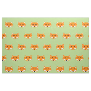 Materia textil linda de la tela el   del zorro