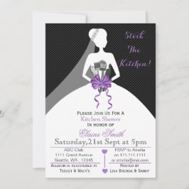 Material de cocina Ducha de novia Invitación