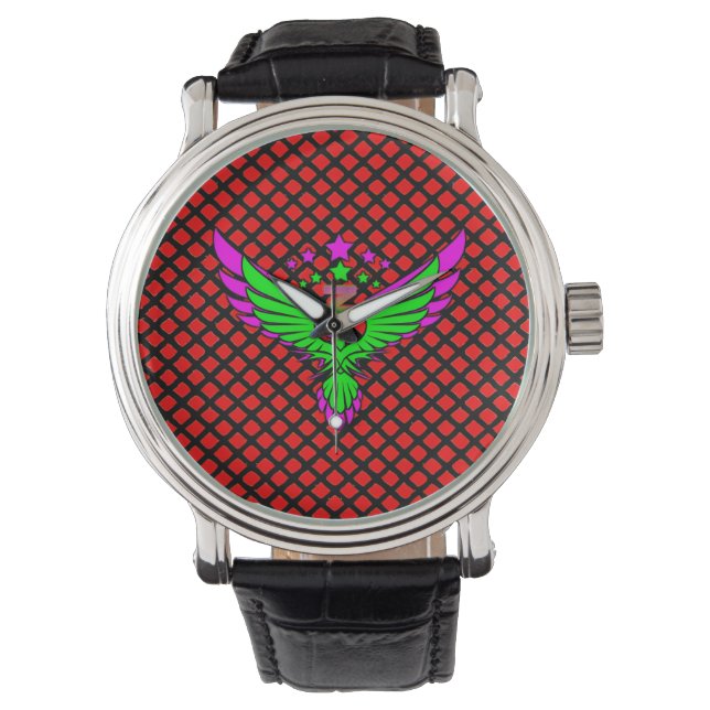 Material de reloj de muñeca masculina: Cara: Corre (Anverso)