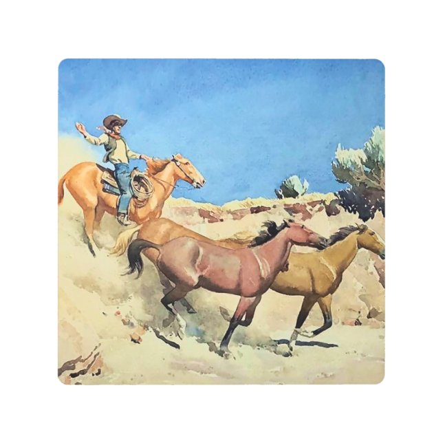 "Material de silla" Arte occidental de Maynard Dix (Anverso)