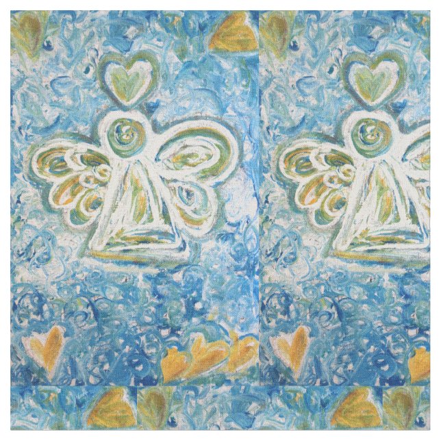 Material de tela de arte de ángel de la Guardia de (De cerca)