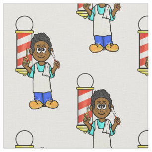 Material de tela de Barber negro o afroamericano