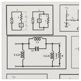 Material de tela de circuitos eléctricos