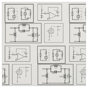 Material de tela de circuitos eléctricos